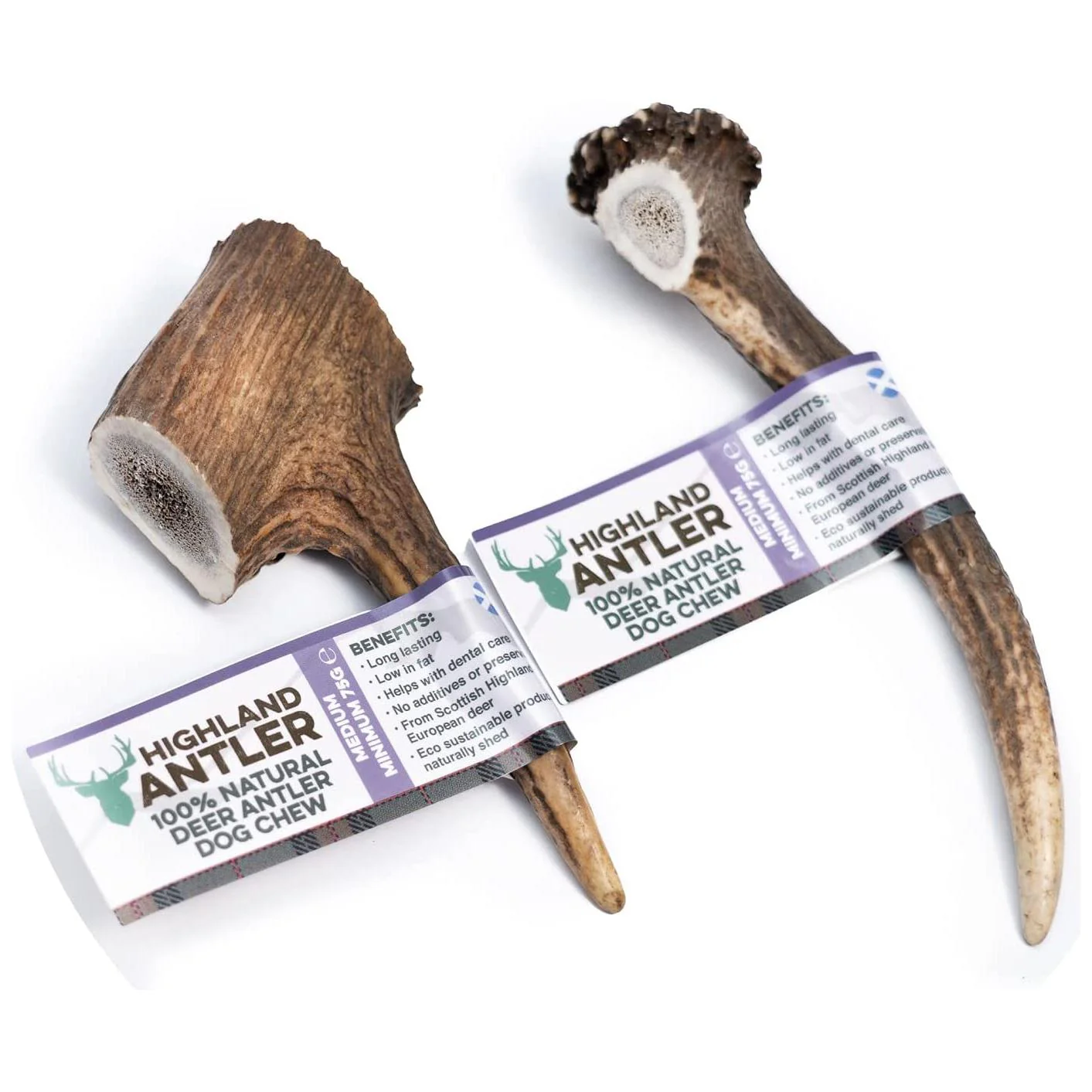 Antos Antler Natural Dog Chew - 2 Pack Deal - Image 4