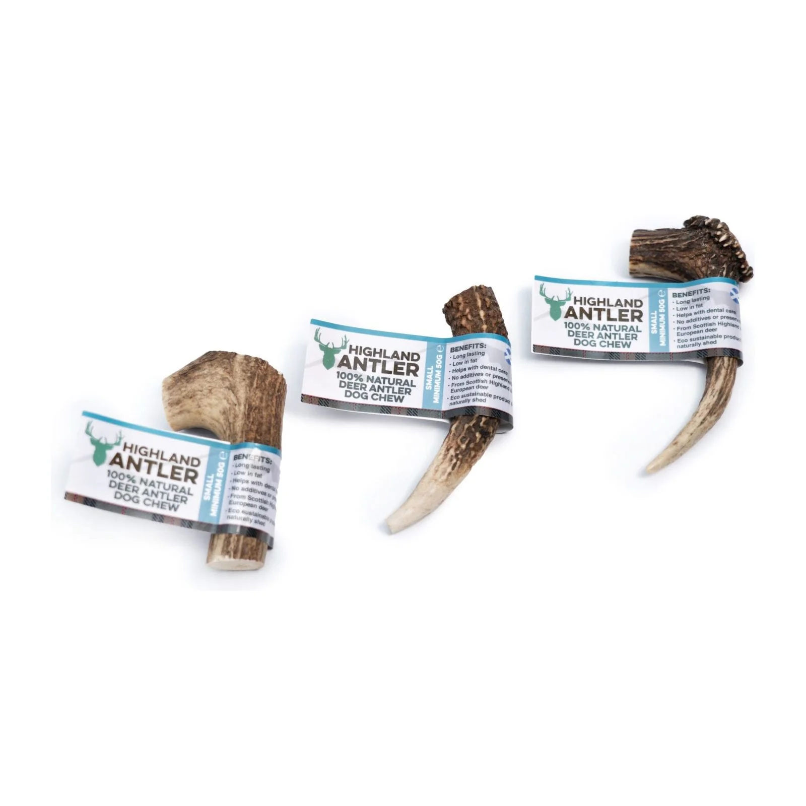 Antos Antler Natural Dog Chew - 3 Pack Deal - Image 3