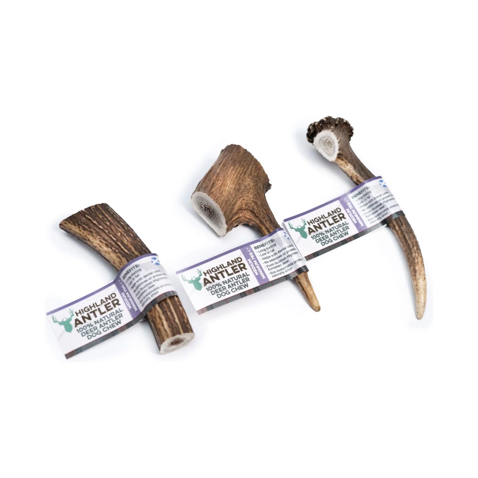 Antos Antler Natural Dog Chew - 3 Pack Deal - Image 4