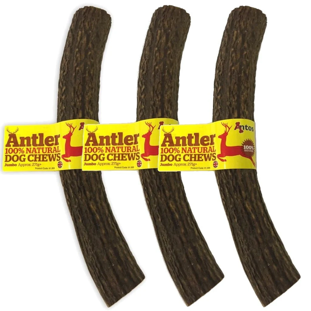 Antos Antler Natural Dog Chew - 3 Pack Deal - Image 7
