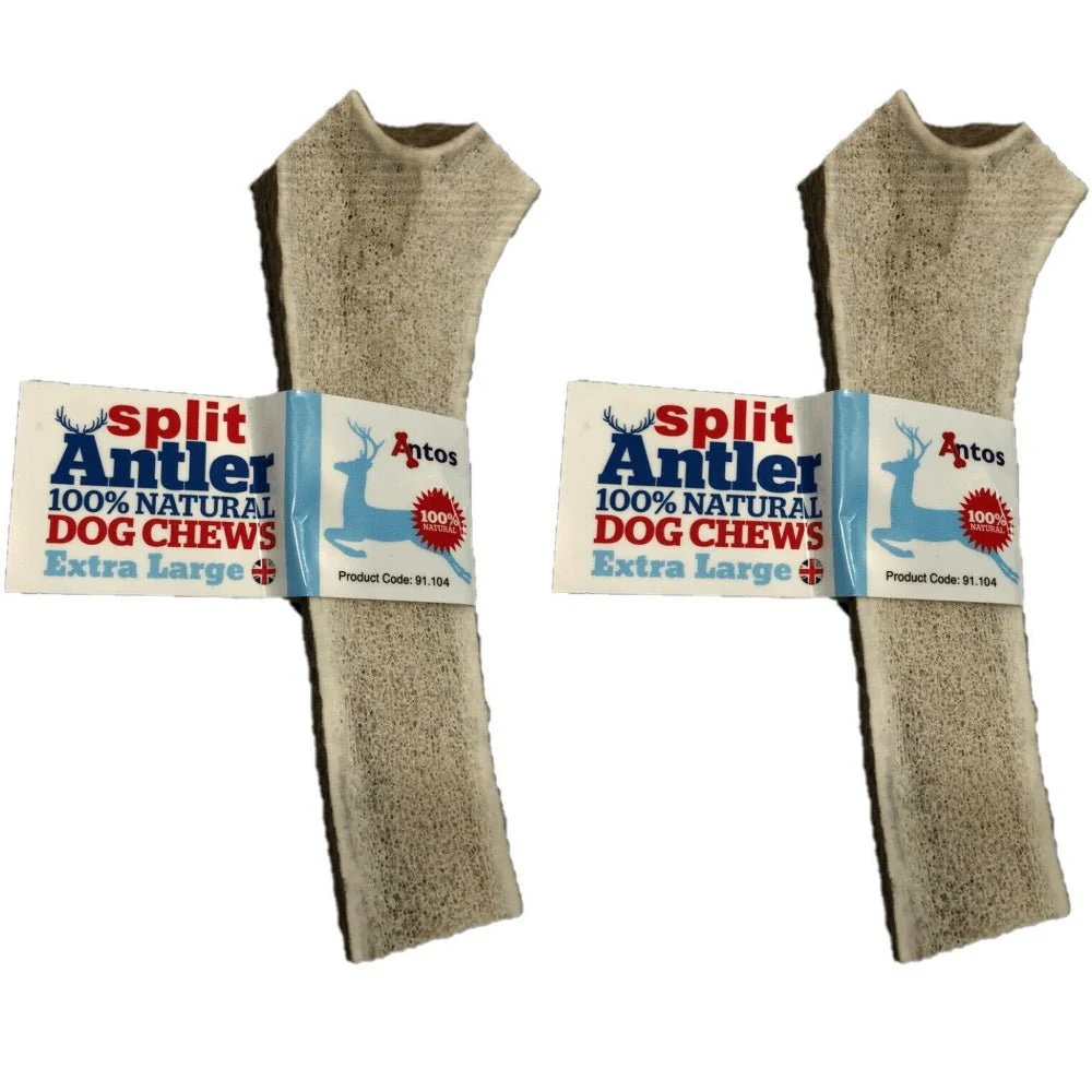 Antos Split Antler 100% Natural Dog Chew - 2 Pack Deal - Image 5